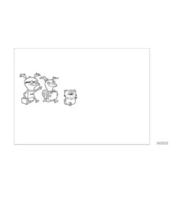 Reindeer Gamers - Carte de Voeux Bleue