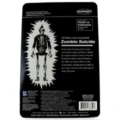 Return Of The Living Dead Reaction Figures Wave 5 - Zombie Suicide (Monster Glow)