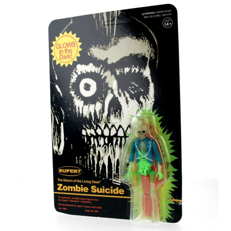 Return Of The Living Dead Reaction Figures Wave 5 - Zombie Suicide (Monster Glow)