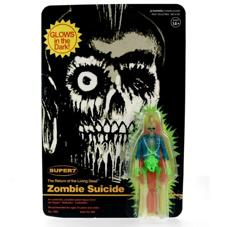Return Of The Living Dead Reaction Figures Wave 5 - Zombie Suicide (Monster Glow)