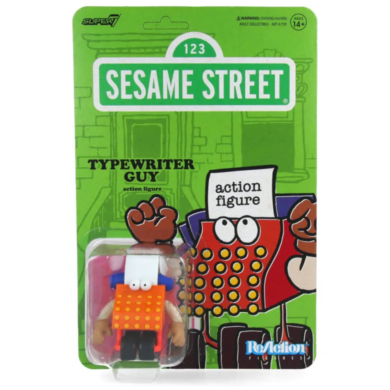 Sesame Street ReAction Figures Wave 6 - Typewriter Guy