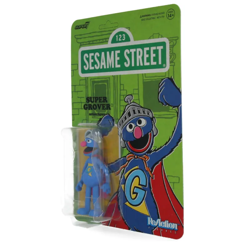 Sesame Street ReAction Figures Wave 3 - Super Grover