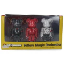 Set 100% Bearbrick Yellow Magic Orchestra (3 pcs)