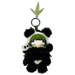 Skullpanda Lazy Panda Plush Doll Pendant