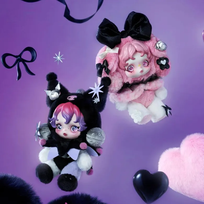 Skullpanda x Kuromi Plush