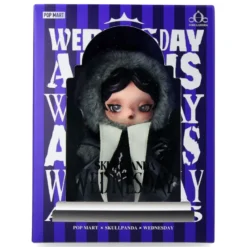 Skullpanda x Wednesday Collectible Plush Figurine