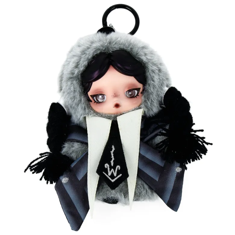 Skullpanda x Wednesday Collectible Plush Figurine