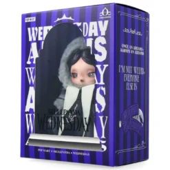 Skullpanda x Wednesday Collectible Plush Figurine