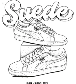 Sneaker Coloring Book