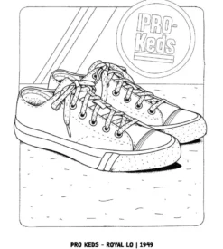 Sneaker Coloring Book