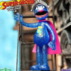 Super Grover (w/CHASE) - Sesame Street ReAction Figures