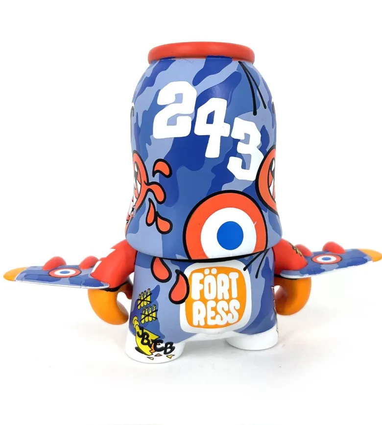 4" Teddy Troops 2.0 Spec/Ops series - Blue Camouflage Trooper