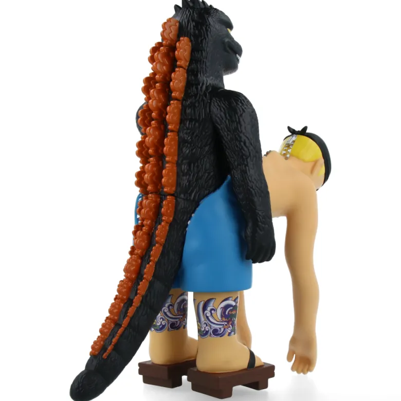 The Dark Gojiji by Black Seed Toys x Tokusatsu Vinyl