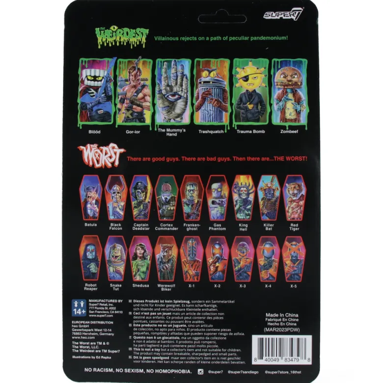 The Weirdest ReAction Figures Wave 03 - Gor-ior (Indigo To Hell)