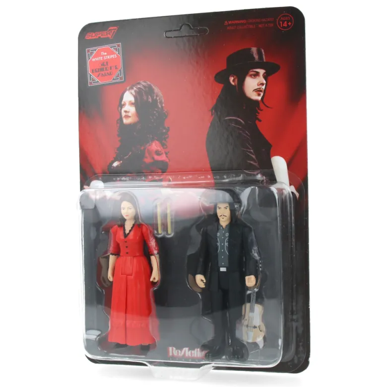 The White Stripes (Get Behind Me Satan) - ReAction Figures wave 1 - (2 pack)