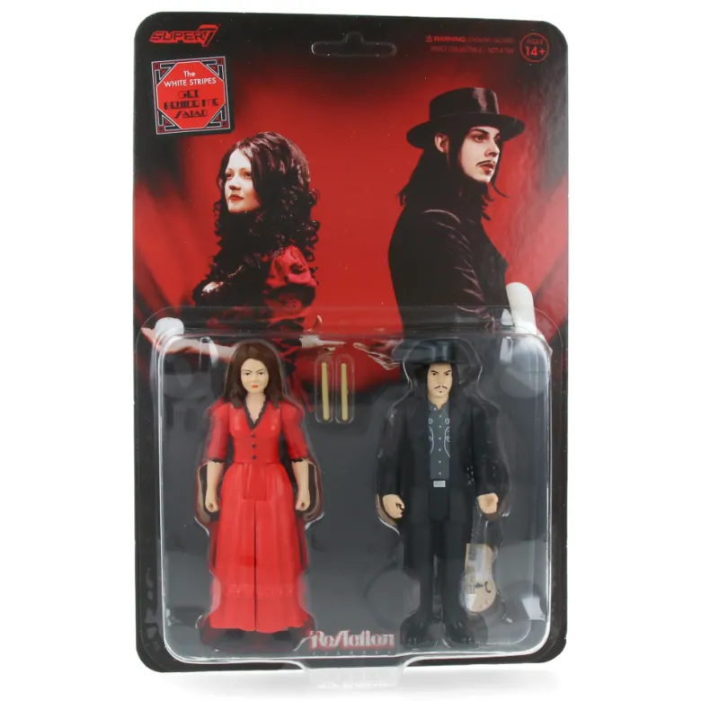 The White Stripes (Get Behind Me Satan) - ReAction Figures wave 1 - (2 pack)