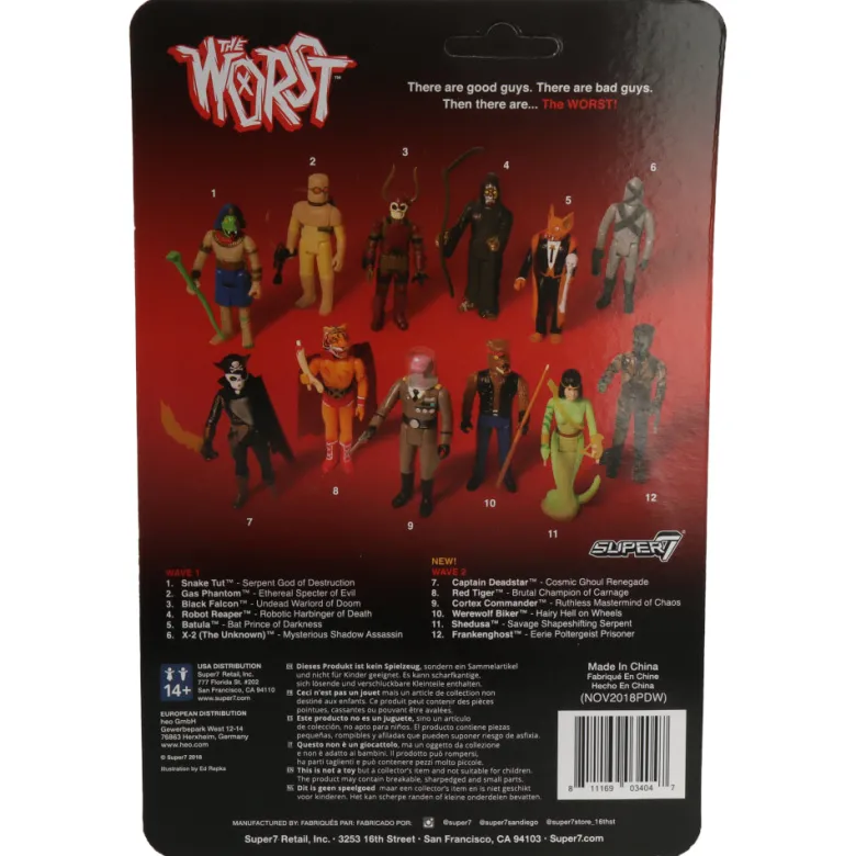 Werewolf Biker (Color 2) - The Worst - ReAction figures