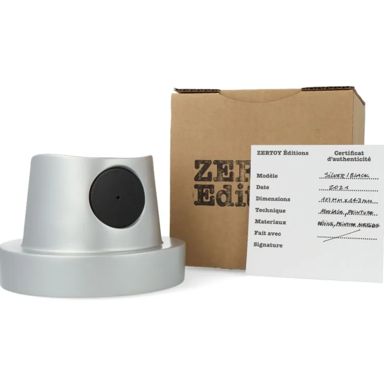 Zertoy - Silver & Black Cap